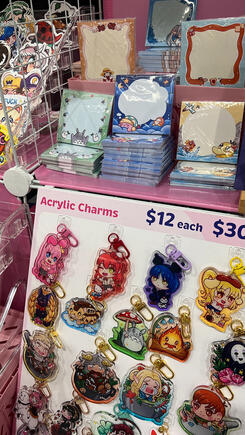 Charms and stationary
