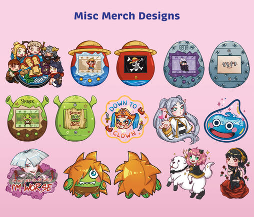 Misc Merch Designs