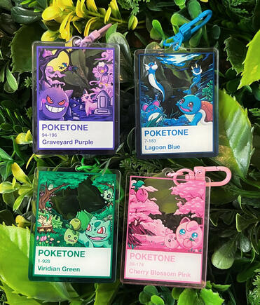 Pokemon Pantone charms