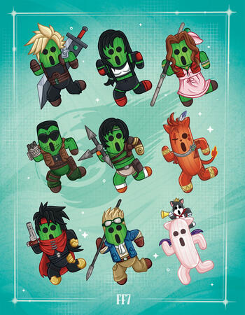 FF7 Cactuars