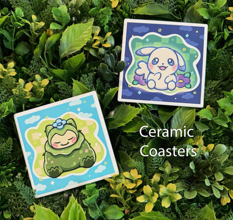 Pokopia Ceramic Coasters
