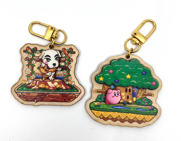 Wooden charms of SSB stages