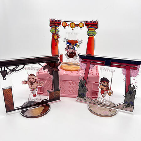 Spinner stands of fighting game moves