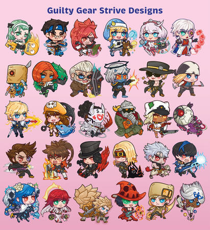Guilty Gear Strive Designs